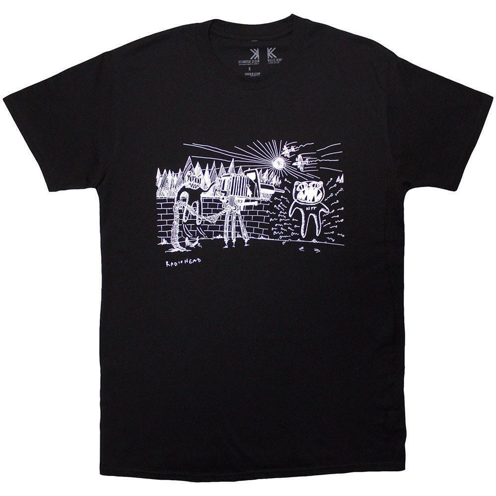 Radiohead Unisex Organic T Shirt Despot Black